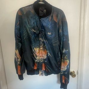 Urban Outfitters Civil Panther Bomber Jacket